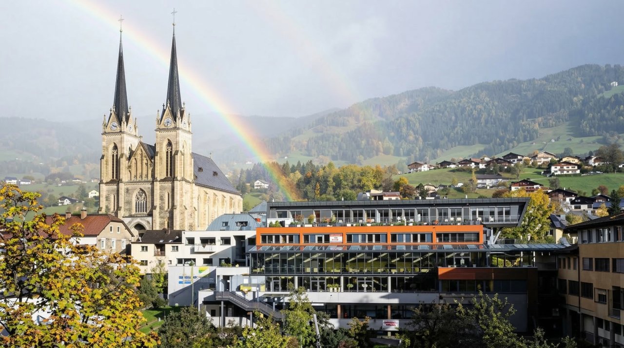 Panoramablick auf St. Johann im Pongau